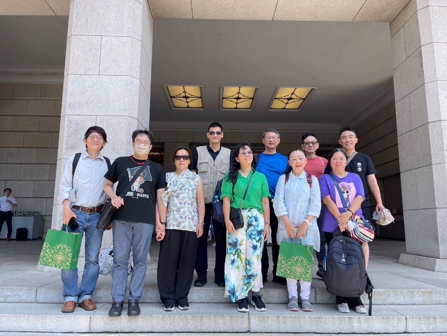圖 雲科大師長於東京國立博物館前合影