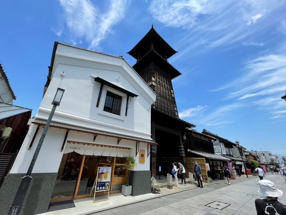 圖 川越時之中塔的16公尺高度成為當地限建高度