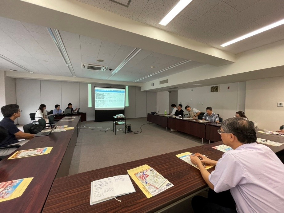 圖 川越市役所簡報與交流